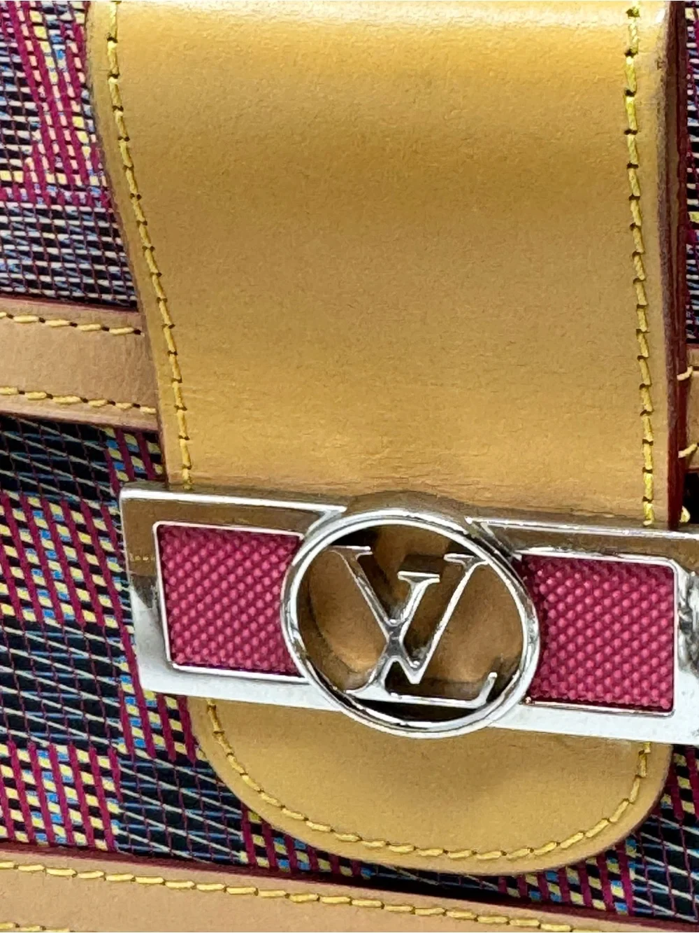 💯Authentic LOUIS VUITTON Monogram LV Pop Dauphine MM Rose - Picture 13 of 14
